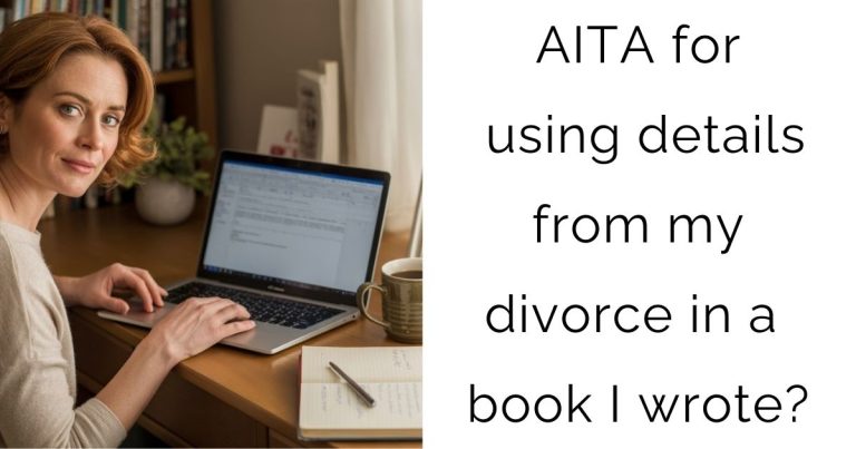AITA for using details from my divorce in a book I wrote?