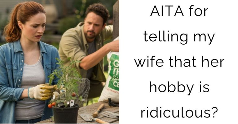 AITA for telling my wife that her hobby is ridiculous?