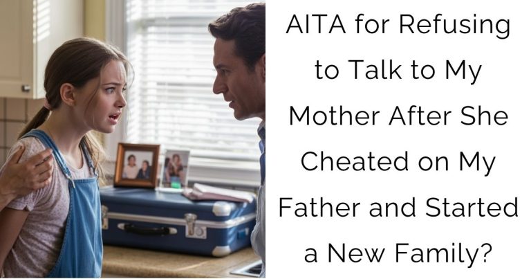 AITA for Refusing to Talk to My Mother After She Cheated on My Father and Started a New Family?