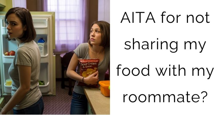 AITA for not sharing my food with my roommate?