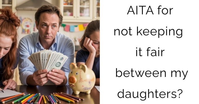 AITA for not keeping it fair between my daughters?