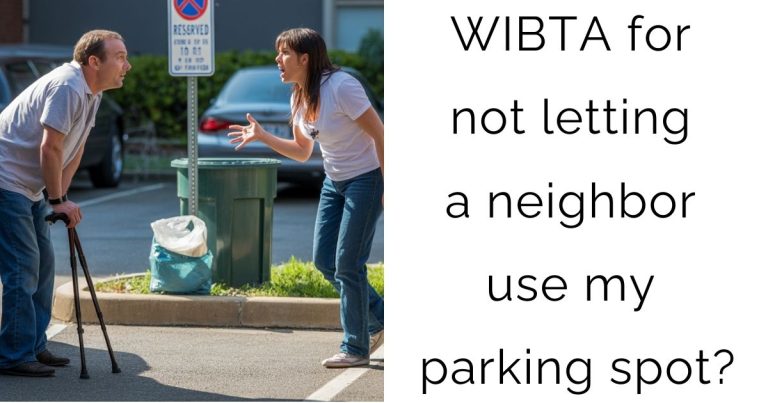 WIBTA for not letting a neighbor use my parking spot?