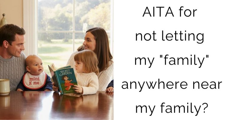 AITA for not letting my “family” anywhere near my family?