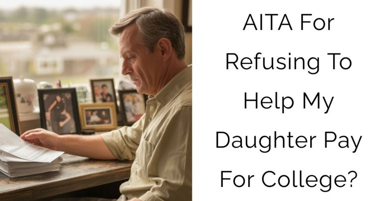 AITA For Refusing To Help My Daughter Pay For College?