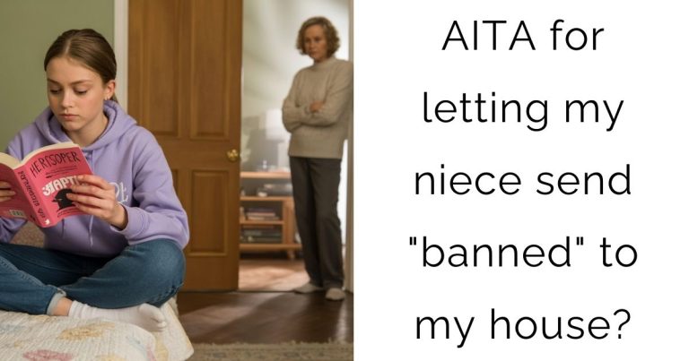 AITA for letting my niece send “banned” to my house?