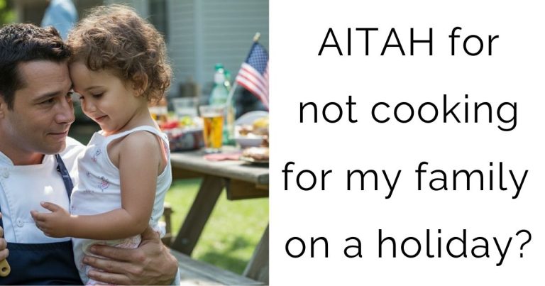 AITAH for not cooking for my family on a holiday?