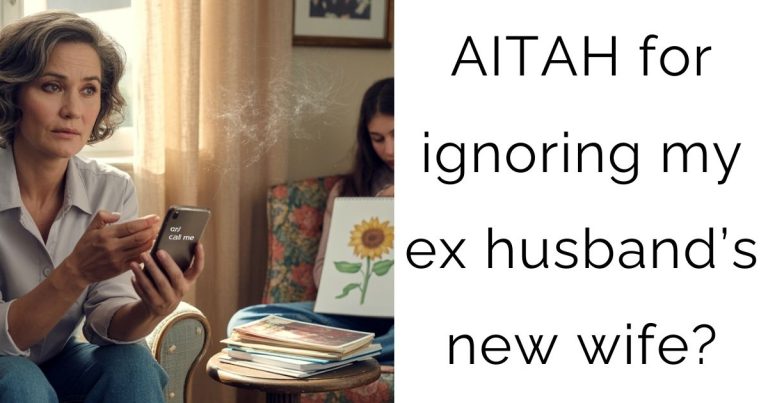 AITAH for ignoring my ex husband’s new wife?