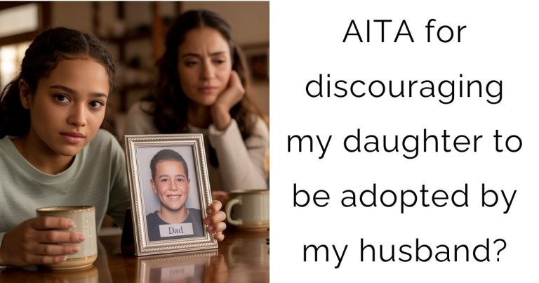 AITA for discouraging my daughter to be adopted by my husband?