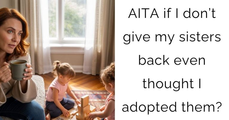 AITA if I don’t give my sisters back even thought I adopted them?