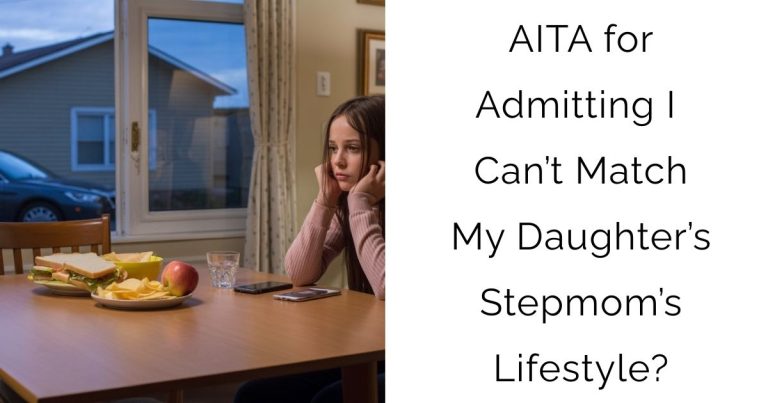 AITA for Admitting I Can’t Match My Daughter’s Stepmom’s Lifestyle?
