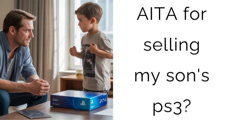 AITA for selling my son’s ps3?