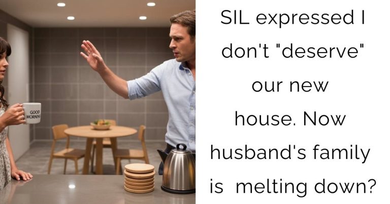 SIL expressed I don’t “deserve” our new house. Now husband’s family is melting down?