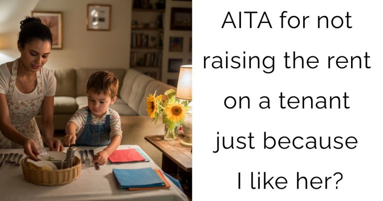 AITA for not raising the rent on a tenant just because I like her?