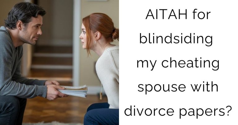 AITAH for blindsiding my cheating spouse with divorce papers?