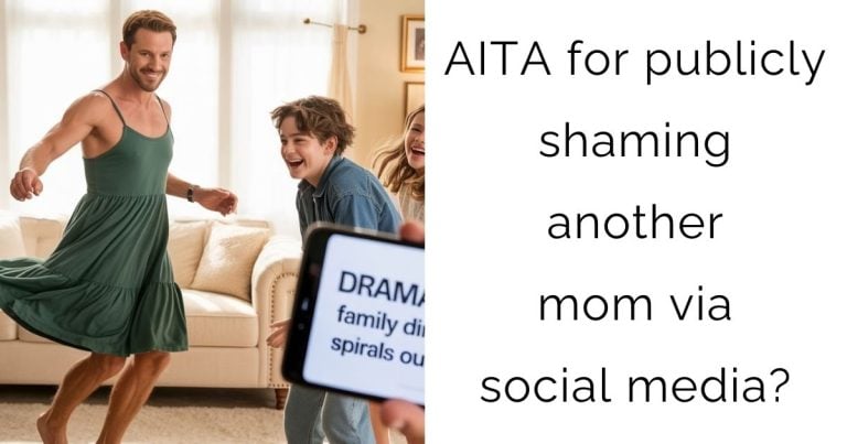 AITA for publicly shaming another mom via social media?
