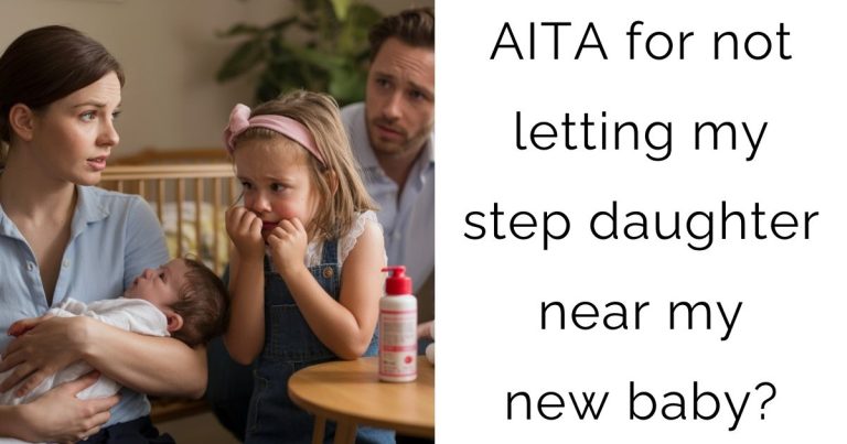 AITA for not letting my step daughter near my new baby?
