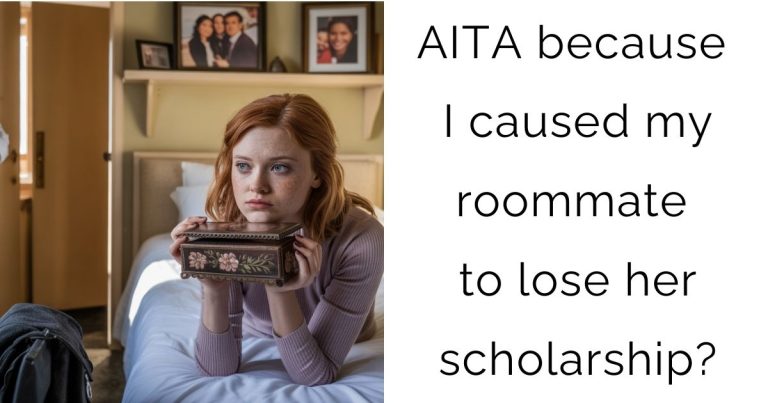 AITA because I caused my roommate to lose her scholarship?