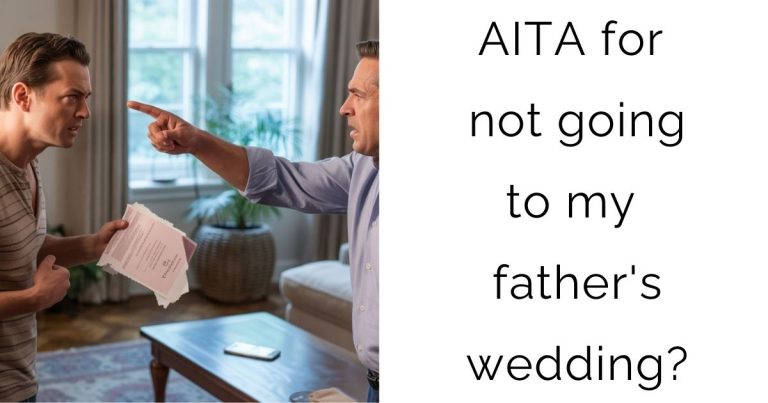 AITA for not going to my father’s wedding?