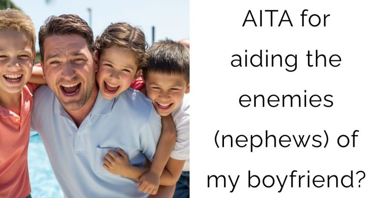 AITA for aiding the enemies (nephews) of my boyfriend?
