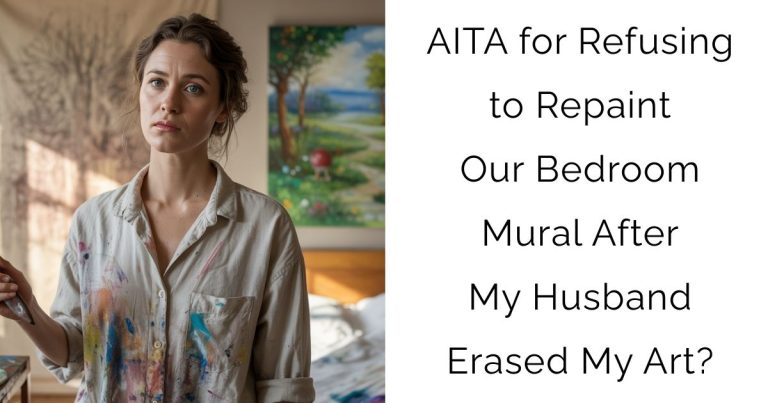AITA for Refusing to Repaint Our Bedroom Mural After My Husband Erased My Art?