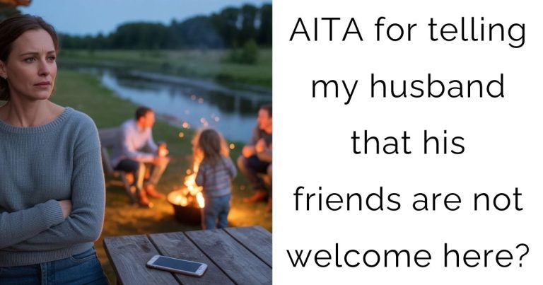 AITA for telling my husband that his friends are not welcome here?