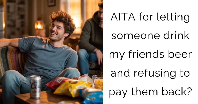 AITA for letting someone drink my friends beer and refusing to pay them back?