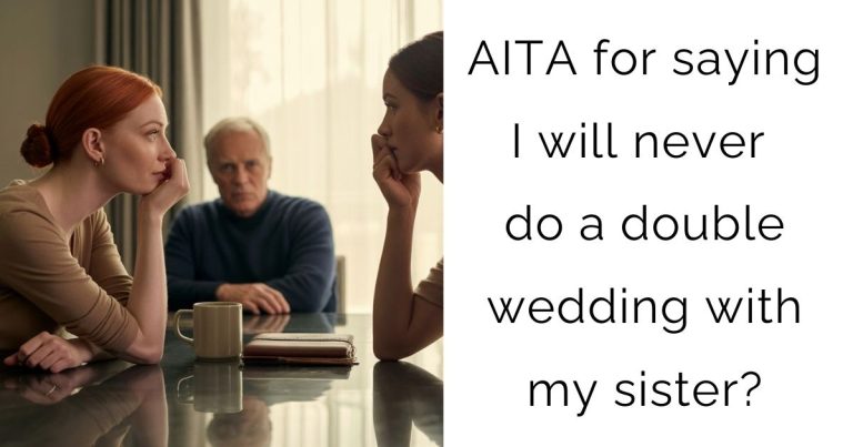 AITA for saying I will never do a double wedding with my sister?