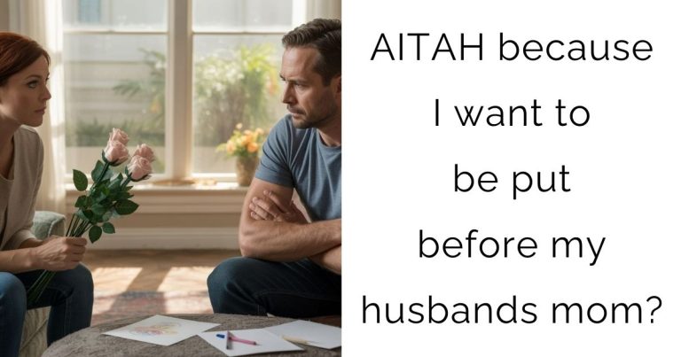 AITAH because I want to be put before my husbands mom?