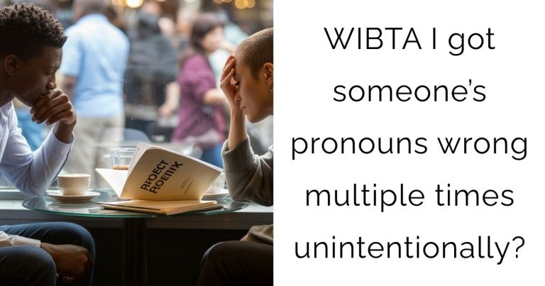 WIBTA I got someone’s pronouns wrong multiple times unintentionally?