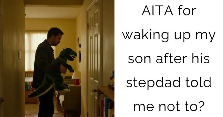 AITA for waking up my son after his stepdad told me not to?