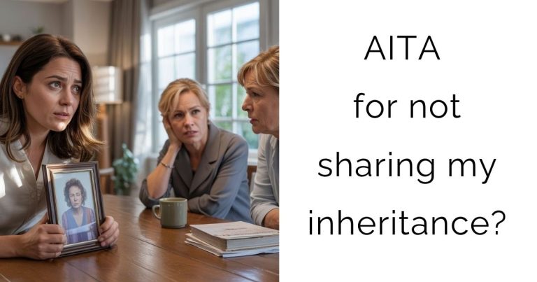 AITA for not sharing my inheritance?