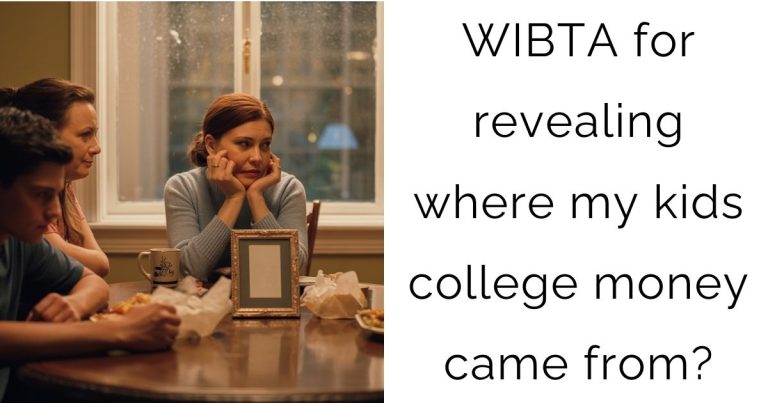 WIBTA for revealing where my kids college money came from?