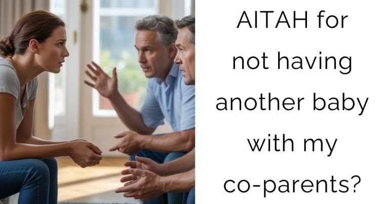 AITAH for not having another baby with my co-parents?