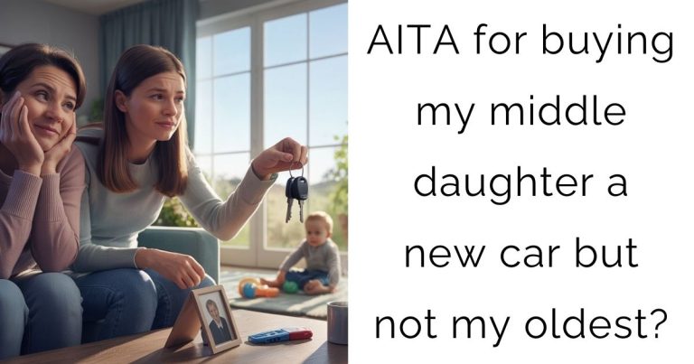 AITA for buying my middle daughter a new car but not my oldest?