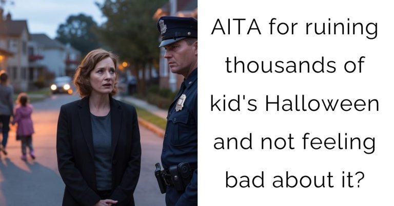 AITA for ruining thousands of kid’s Halloween and not feeling bad about it?