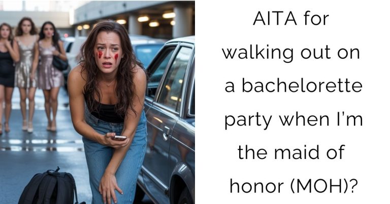 AITA for walking out on a bachelorette party when I’m the maid of honor (MOH)?