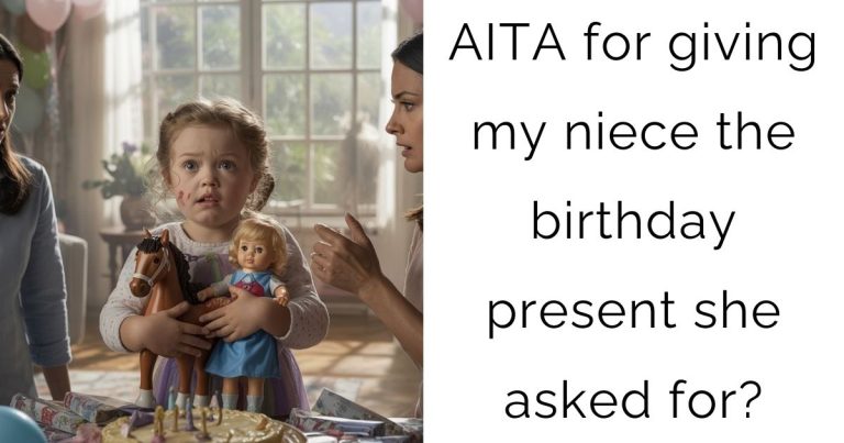 AITA for giving my niece the birthday present she asked for?