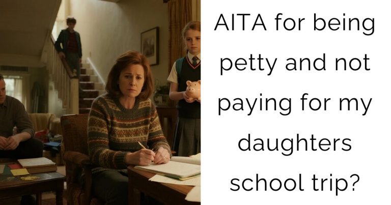 AITA for being petty and not paying for my daughters school trip?