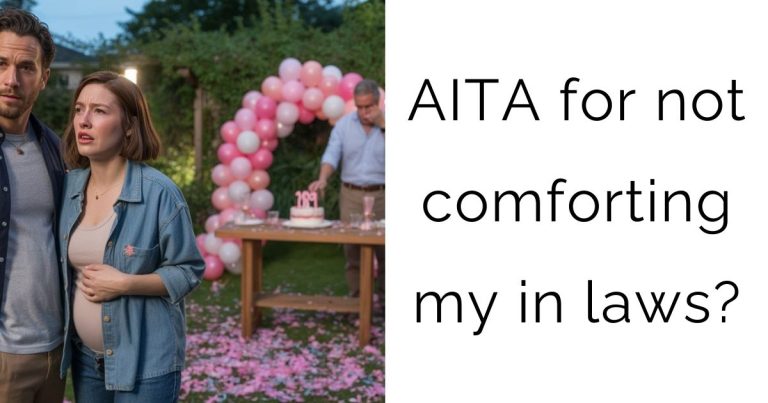 AITA for not comforting my in laws?