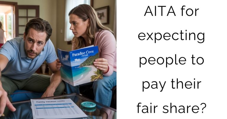 AITA for expecting people to pay their fair share?