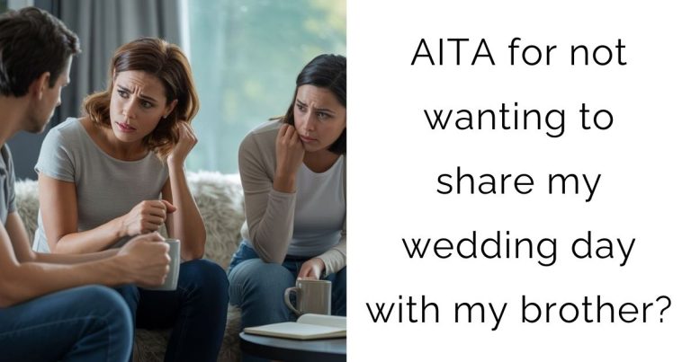 AITA for not wanting to share my wedding day with my brother?