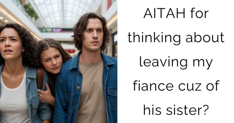AITAH for thinking about leaving my fiance cuz of his sister?