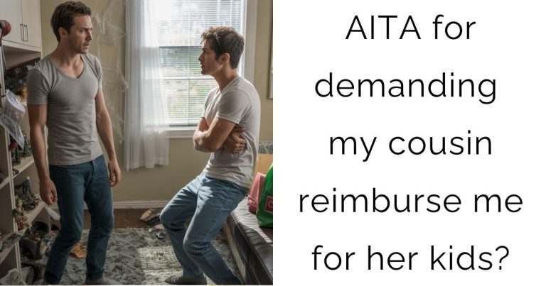 AITA for demanding my cousin reimburse me for her kids?