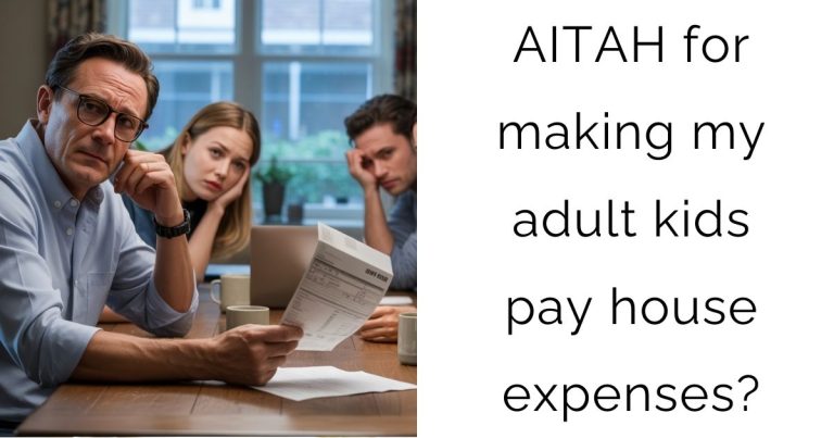 AITAH for making my adult kids pay house expenses?