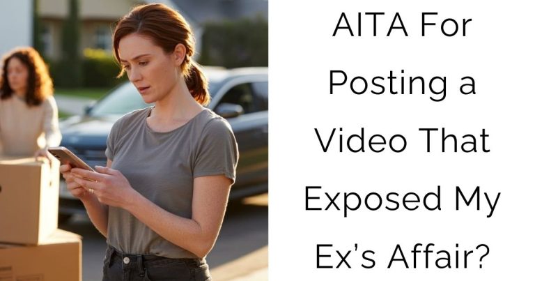 AITA For Posting a Video That Exposed My Ex’s Affair?