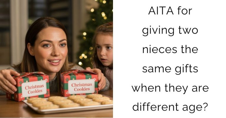 AITA for giving two nieces the same gifts when they are different age?