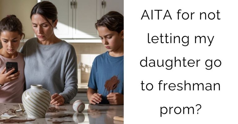 AITA for not letting my daughter go to freshman prom?