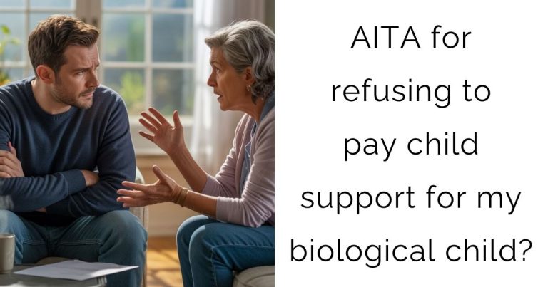 AITA for refusing to pay child support for my biological child?