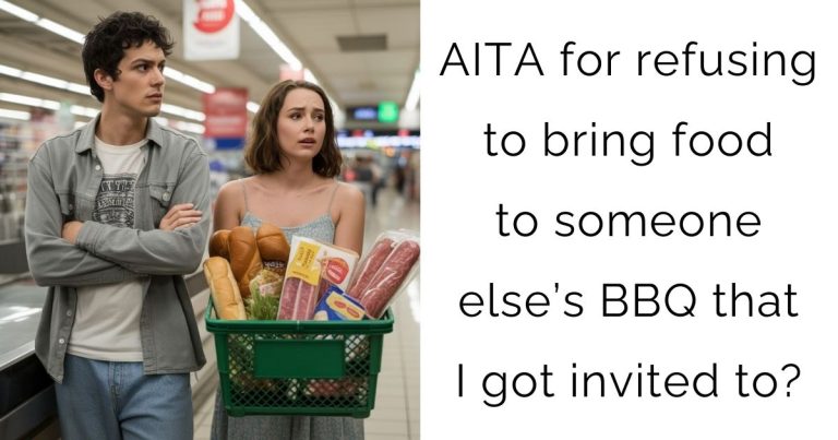AITA for refusing to bring food to someone else’s BBQ that I got invited to?
