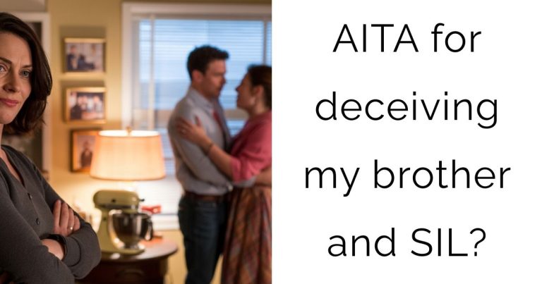 AITA for deceiving my brother and SIL?
